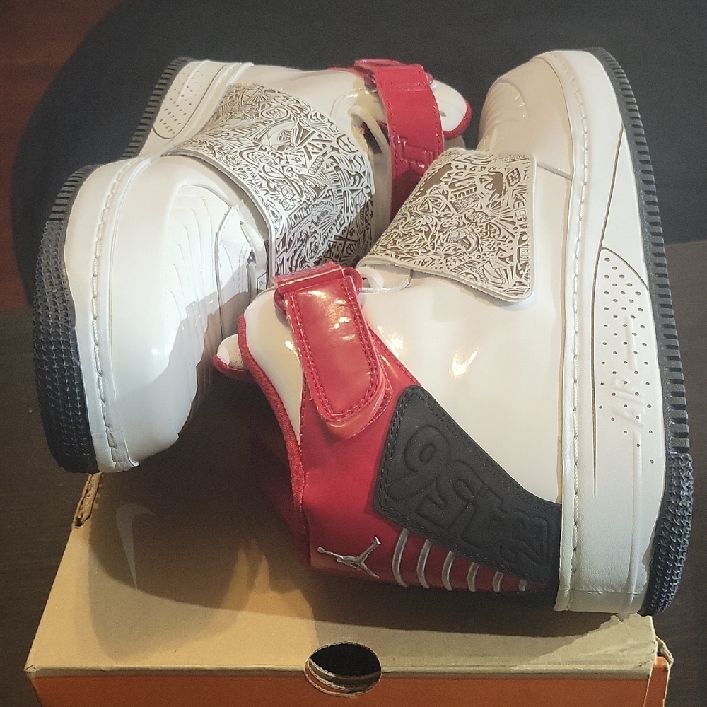 Air Jordan 20 Retro Fusion (AJF 20) "White/Varsity Red" (2008) Mens 15 BRAND NEW - Picture 8 of 13